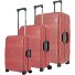  Korfu 4 ruote Set di valigie 3 pezzi Variante rot