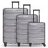Set di valigie da viaggio a 4 ruote, 3 pezzi, con ripiegamento elastico Variante arctic silver metallic Set di valigie da viaggio a 4 ruote, 3 pezzi, con ripiegamento elastico Variante arctic silver metallic