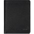 Portafoglio Leather Essentials HF RFID in pelle 9,5 cm pieghevole Variante all black Portafoglio Leather Essentials HF RFID in pelle 9,5 cm pieghevole Variante all black