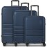  Pro ABS 4 ruote Set di valigie 3 pezzi espandibile Variante navy