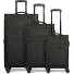 Edition 04 4 ruote Set di valigie 3 pezzi con piega di espansione Variante black Edition 04 4 ruote Set di valigie 3 pezzi con piega di espansione Variante black