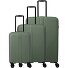  Air Stripe 4 ruote Set di valigie 3 pezzi con piega di espansione Variante green