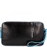 Borsa da polso quadrata in pelle blu da 21 cm Variante schwarz Borsa da polso quadrata in pelle blu da 21 cm Variante schwarz