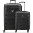  Meteor 4 ruote Set di valigie 2 pezzi espandibile Variante deep black
