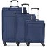 Melbourne 3.0 Set di valigie a 4 ruote, 3 pezzi, con piega elastica Variante dark blue Melbourne 3.0 Set di valigie a 4 ruote, 3 pezzi, con piega elastica Variante dark blue