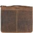  Cartella ad anelli vintage in pelle 29 cm Variante braun