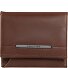  Portamonete Eluxe Veg in pelle, 7,5 cm Variante dark brown