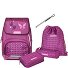 Ergojet Set di borse per la scuola 6 pezzi Variante purple Ergojet Set di borse per la scuola 6 pezzi Variante purple