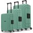  Set di valigie Essentials 15 a 4 ruote 3 pezzi con chiusura a tre punti Variante sea green