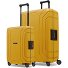  Essentials 15 Set di valigie da 4 ruote con 4 ruote S+L con chiusura a tre punti Variante dark yellow