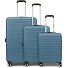Aerojoy 4 ruote Set di valigie 3 pezzi con piega di espansione Variante coronet blue Aerojoy 4 ruote Set di valigie 3 pezzi con piega di espansione Variante coronet blue