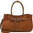  TAS Melina Borsa a spalla Vera Pelle 39 cm Variante cognac