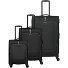 Umbria 4 ruote Set di valigie 3 pezzi con piega di espansione Variante black Umbria 4 ruote Set di valigie 3 pezzi con piega di espansione Variante black