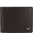  Polo Portafoglio Protezione RFID Vera Pelle 11 cm Variante dunkelbraun