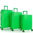  HiLite 4 ruote Set di valigie 3 pezzi con piega di espansione Variante island green
