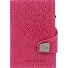  Custodia per carte di credito Click & Slide Portafoglio RFID in pelle 6,5 cm Variante fuchsia-silver
