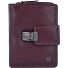  Pelle spugnosa per portafogli 9 cm Variante bordeaux
