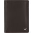  Polo Portafoglio Protezione RFID Vera Pelle 9 cm Variante dunkelbraun