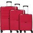  Travel Line 4000 Set di valigie a 4 ruote 3 pz. Variante pink