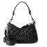  Quilted Borsa a tracolla 25 cm Variante black-silver