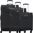 Joy Set di valigie a 4 ruote 3 pz. Variante nero