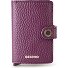  Miniwallet Custodia per carta di credito Protezione RFID Pelle 6.5 cm Variante grape