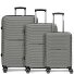 Shine 4 ruote Set di valigie 3 pezzi con piega di espansione Variante grey Shine 4 ruote Set di valigie 3 pezzi con piega di espansione Variante grey