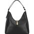  Goccia Borsa a spalla Vera Pelle 30 cm Variante nero