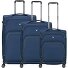  Gateway 4 ruote Set di valigie 3 pezzi con piega di espansione Variante blue