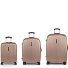 Paradise XP 4 ruote Set di valigie 3 pezzi con piega di espansione Variante beige
