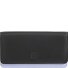  Canarie Portafoglio Protezione RFID Vera Pelle 17.5 cm Variante black-lavander