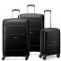  Galaxy 4 ruote Set di valigie 3 pezzi Variante black