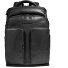 Zaino zaino da viaggio RFID in pelle 44 cm scomparto per laptop Variante black Zaino zaino da viaggio RFID in pelle 44 cm scomparto per laptop Variante black