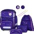 Ergolite Set di borse per la scuola 8 pezzi Variante violet Ergolite Set di borse per la scuola 8 pezzi Variante violet