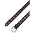  Cintura con borchie Vera Pelle Variante dark brown | 100 cm