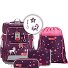 Set di zaini spaziali 5 pezzi. Variante unicorn Set di zaini spaziali 5 pezzi. Variante unicorn