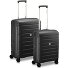  Starlight 3.0 4 ruote Set di valigie 2 pezzi con piega di espansione Variante black