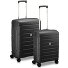 Starlight 3.0 4 ruote Set di valigie 2 pezzi con piega di espansione Variante black Starlight 3.0 4 ruote Set di valigie 2 pezzi con piega di espansione Variante black