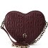 Fashion Borsa a spalla Vera Pelle 19 cm Variante port red
