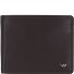  Polo Portafoglio Protezione RFID Vera Pelle 12.5 cm Variante dunkelbraun