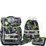 Ergo Compacto Set di borse per la scuola 5 pezzi Variante Techno Ergo Compacto Set di borse per la scuola 5 pezzi Variante Techno