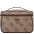  Berta Borsa da toilette 26 cm Variante latte logo-brown