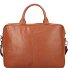  Cartella in pelle con scomparto per laptop da 39 cm Variante cognac