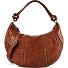  Sole Borsa a spalla L Vera Pelle 40 cm Variante cognac