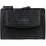 Porta carte di credito RFID in pelle 7 cm Variante schwarz-türkis Porta carte di credito RFID in pelle 7 cm Variante schwarz-türkis