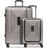  Set di valigie Essentials 14 a 4 ruote 2 pz. scomparto per laptop con piega elastica Variante coffee grey metallic