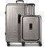  Set di valigie Essentials 14 a 4 ruote 2 pz. scomparto per laptop con piega elastica Variante coffee grey metallic
