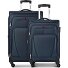  Beaumont 4 ruote Set di valigie 2 pezzi con piega di espansione Variante navy