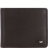  Polo Portafoglio Protezione RFID Vera Pelle 12 cm Variante dunkelbraun