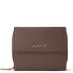  Portafoglio Bologna in pelle con chiusura a zip, 12 cm Variante taupe